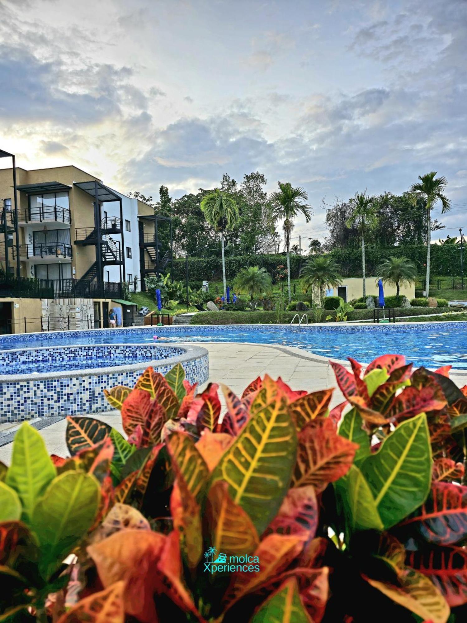 Apartamento Privado Vacacional A 5M Del Aeropuerto, 20 Minutos Del Parque Del Cafe Y Centro De Armenia Con 4 Piscinas, 3 Jacuzzi, Sauna By Molca Xperiences 2H Extérieur photo